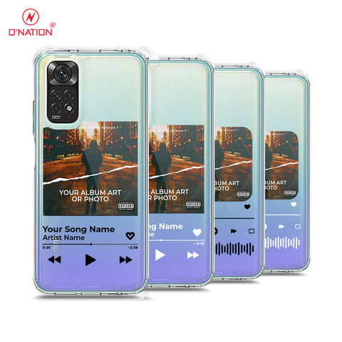 Xiaomi Redmi Note 11S Cover - Personalised Album Art Series - 4 Designs - Clear Phone Case - Soft Silicon Borders