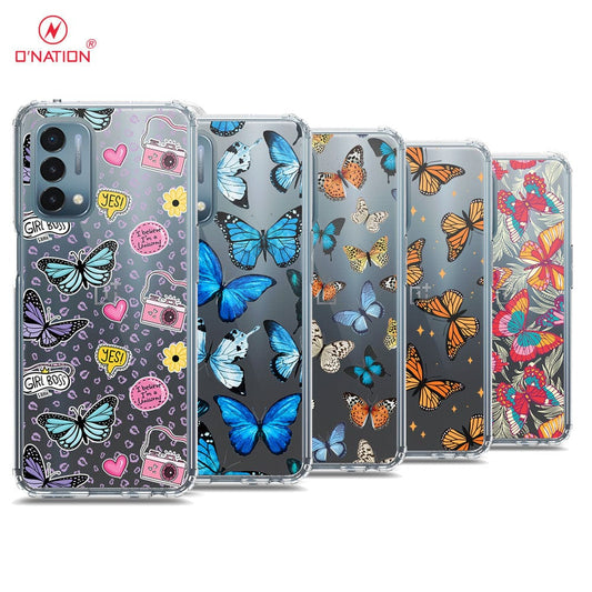 OnePlus Nord N200 5G Cover - O'Nation Butterfly Dreams Series - 9 Designs - Clear Phone Case - Soft Silicon Borders