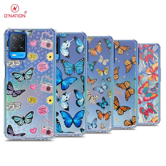 Oppo A54 4G Cover - O'Nation Butterfly Dreams Series - 9 Designs - Clear Phone Case - Soft Silicon Borders