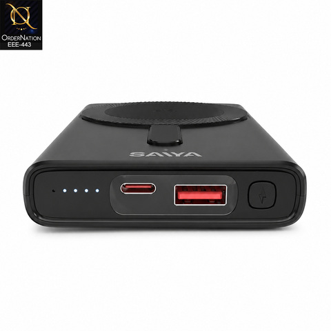 Saiva PB-07 10000mAh 22.5W Magnetic Wireless Fast Charging Power Bank