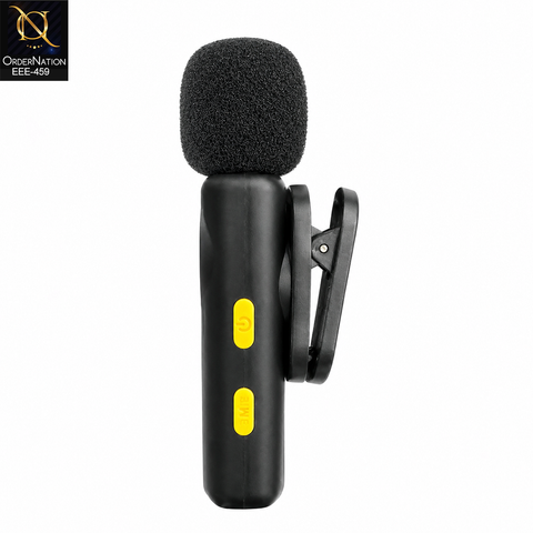J88 4-in-1 Wireless Lavalier Microphone with Digital Display & Noise Reduction