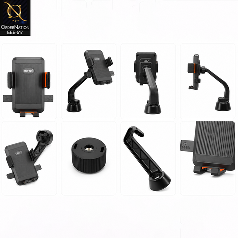 Universal Adjustable Bike Phone Holder Mount with 360° Rotation - OCTO Magna Hold - OC-MH006 -