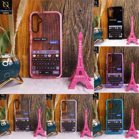 Samsung Galaxy S21 Ultra 5G - Transparent - New High Quality Text Message Impact Soft TPU Case