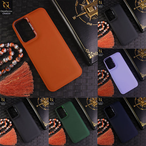 Samsung Galaxy A14 5G - Blue - New Soft Slicone Fashion Case With Fancy Camera Ring