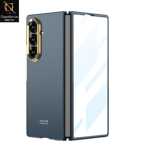Samsung Galaxy Z Fold 7 Cover - Green - New Premium Quality Pc Shell Case With Separate Tempered Film Designd By GKK