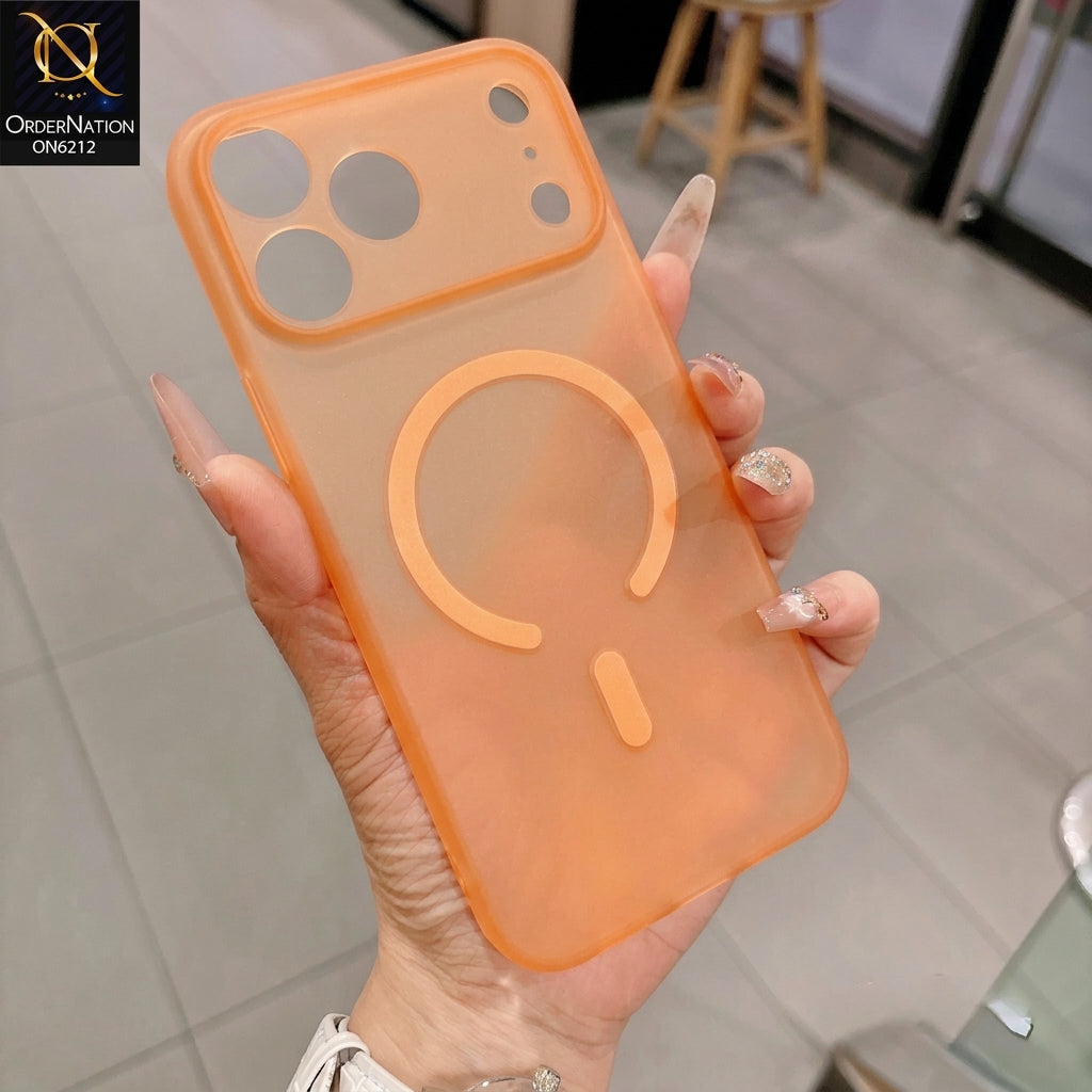 iPhone 17 Pro Max Cover - Orange - HENKS Premium Full-Protection Phone Case with Raised Camera Guard & Shockproof Design