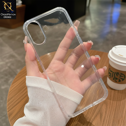 Samsung Galaxy F17 - Transparent  - New Premium Clear Hard Shell Case