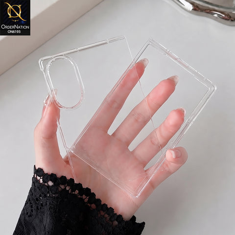 Samsung Galaxy Z Fold 8 Cover - Transparent - Shockproof Clear Protective Case for Foldable Smartphone with Hinge Protection and Full Body Coverage
