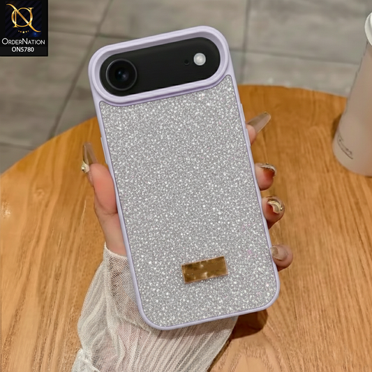 iPhone 17 Air Cover - Light Purple - Luxury Bling Rhinestones Diamond shiny Glitter Soft TPU Case