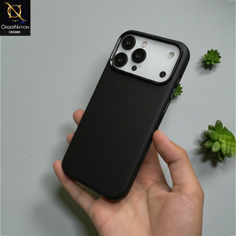 iPhone 17 Pro Max Cover - Black - X-Level-Guardian Series-Soft Silicone Slim Case Matte Finish