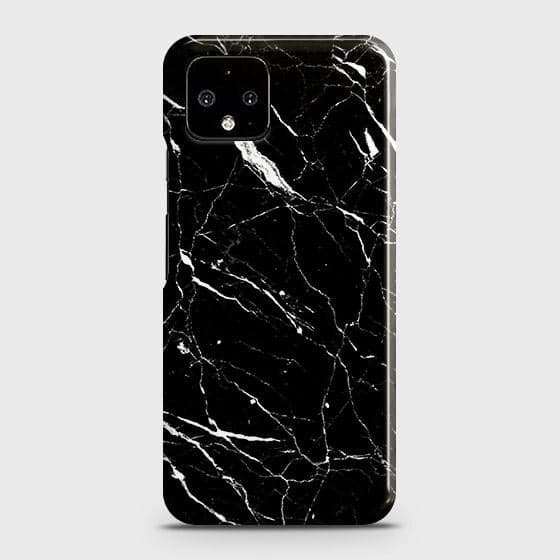 Google Pixel 4 XL Cover - Trendy Black Marble Printed Hard Case with Life Time Colors Guarantee ( Fast Delivery )