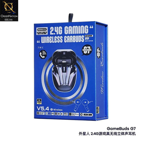 Remax GameBuds G7 Gaming Wireless Earbuds V5.4 - White