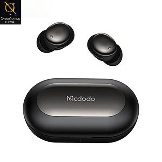 Mcdodo HP-449 Night Sleep Wireless Earbuds V5.4 Stable Connect Safe Light Earbud & In-ear Headphones - Black