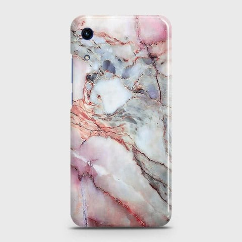 Honor 8A Without Sensor Cut Cover - Violet Sky Marble Trendy Printed Hard Case with Life Time Colors Guarantee ( Fast Delivery )