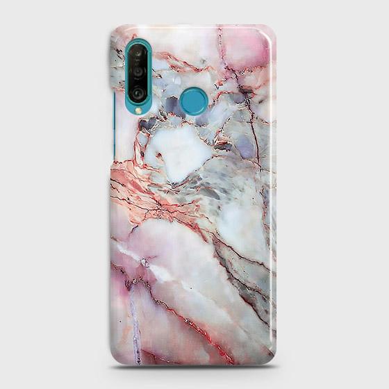 Huawei P30 liteCover - Violet Sky Marble Trendy Printed Hard Case with Life Time Colors Guarantee (2) ( Fast Delivery )