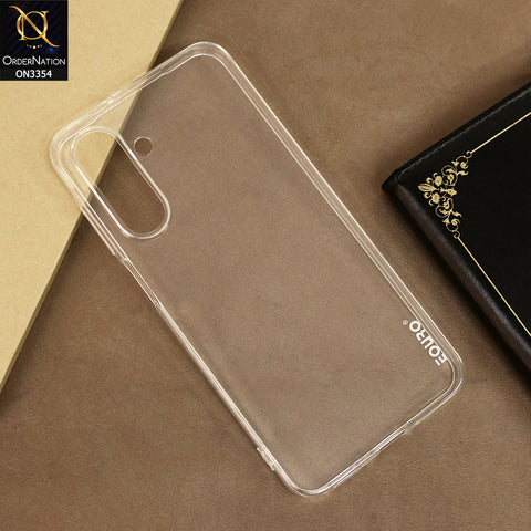 Samsung Galaxy A26 Cover - Transparent - EOURO Shock Resistant Soft Silicone Camera Protection Case