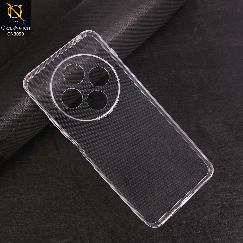Xiaomi Redmi 14C Cover - Soft 4D Design Shockproof Silicone Transparent Clear Camera Protection Case