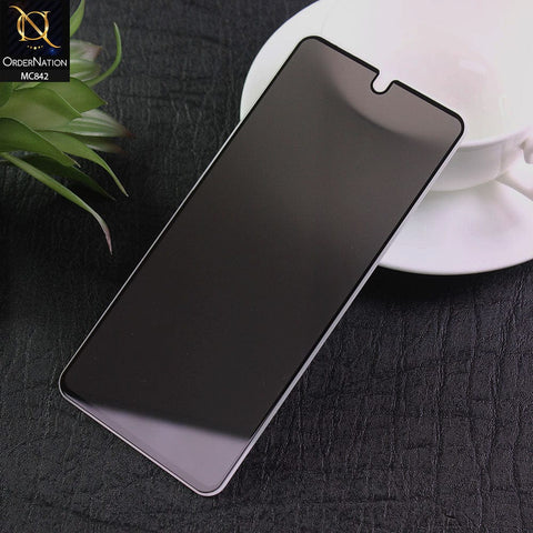 Samsung Galaxy S20 FE Screen Protector - Black - Privacy Tempared Screen Protector