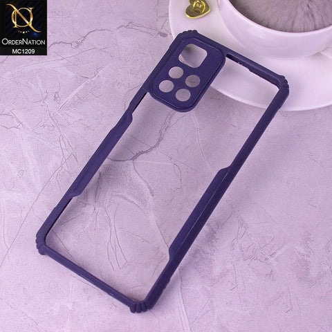 Xiaomi Redmi Note 11E Pro Cover - Blue - Hybrid Tpu Pc Case