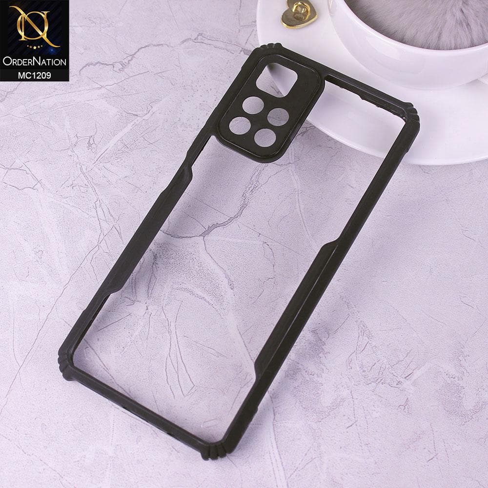 Xiaomi Redmi Note 12 Pro 4G Cover - Black - Hybrid Tpu Pc Case