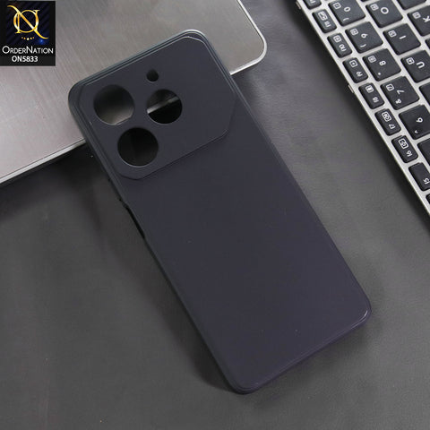 Infinix Hot 40 Cover - Black -  New Premium Quality Silicone Case Slim Protective Back Cover