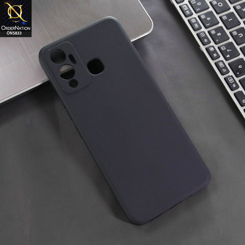 Infinix Hot 12 Play Cover - Black -  New Premium Quality Silicone Case Slim Protective Back Cover