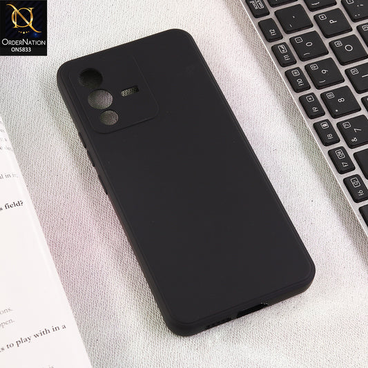 Vivo V23 5G Cover - Black - New Premium Quality Silicone Case Slim Protective Back Cover