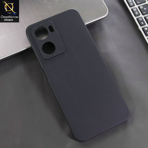 Oppo Reno 14 Cover - Black -  New Premium Quality Silicone Case Slim Protective Back Cover