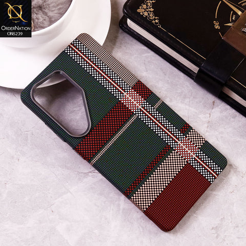 Samsung Galaxy S24 Ultra Cover - Design5 - Universe Luxo Carbon Fiber Texture Ultra Thin Shell Case With Metal Camera Ring Borders