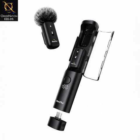 NeePho Collar clip microphone - NP 63 - Wireless Mini Lavalier Microphone with Noise Reduction & Auto Connection
