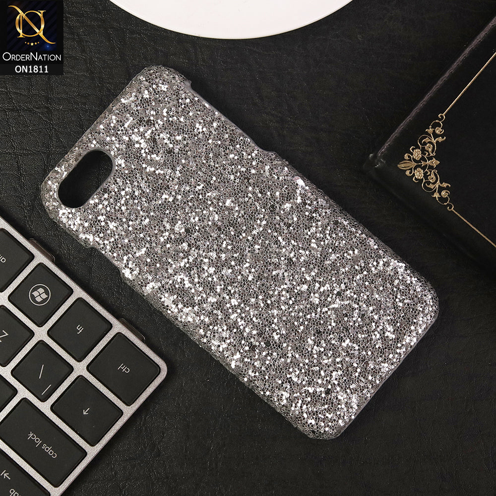 iPhone 8 / 7 - Silver - Luxury Glitter Sequin Back Shell Case