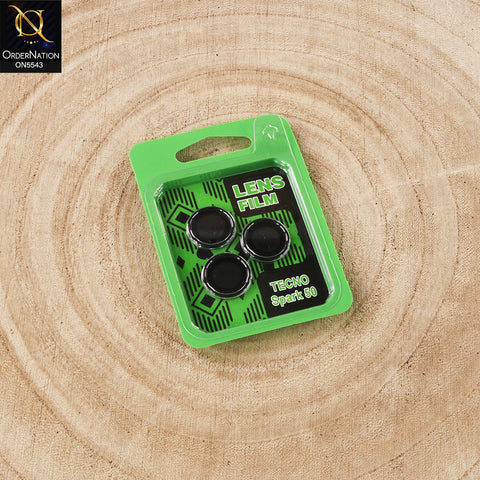 Tecno Spark 50 Camera Protector - Black - Lens Film Anti Scratch Protective Camera Lens Protector