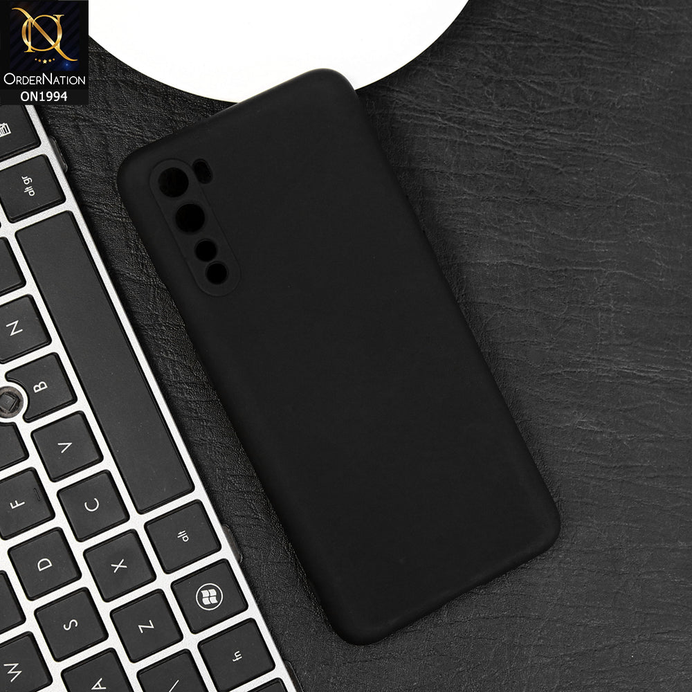 OnePlus Nord Cover - Black - Matte Shockproof Sillica Gel Soft Case