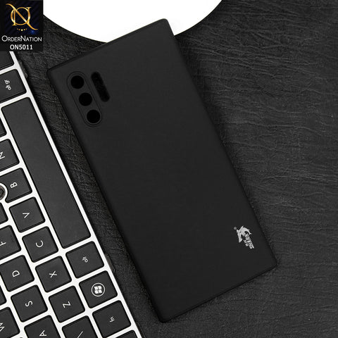 Samsung Galaxy Note 10 Plus Cover - Black - Soft Silicone + Tpu case with Camera Bumper Protection