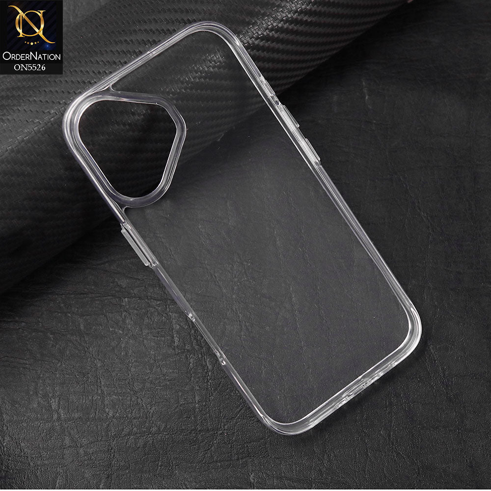 iPhone 17 Cover - Transparent -  Premium Keliluo High Quality Completely Clear Soft Case