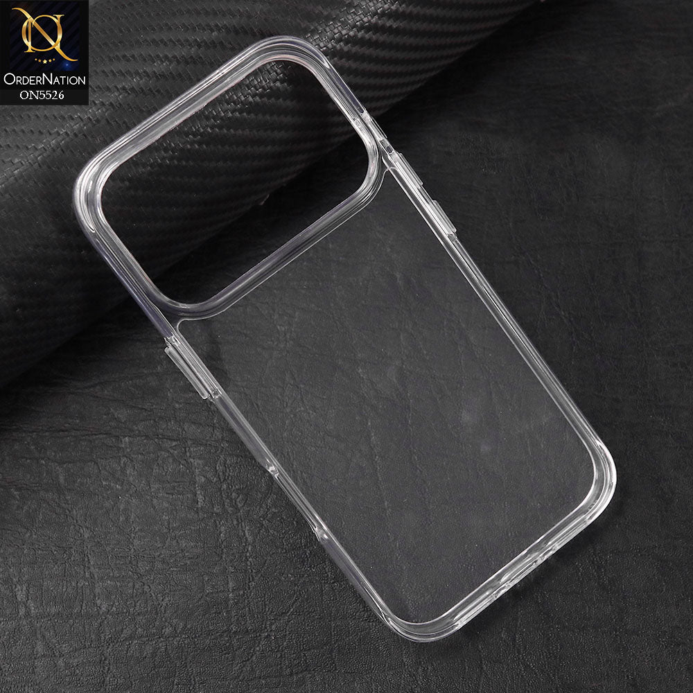 iPhone 17 Pro Max Cover - Transoparent -  Premium Keliluo High Quality Completely Clear Soft Case