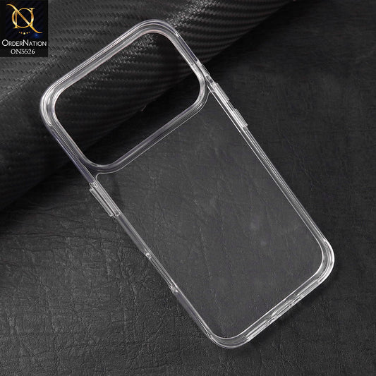 iPhone 17 Pro Max Cover - Transoparent -  Premium Keliluo High Quality Completely Clear Soft Case