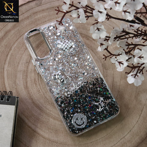Vivo Y11s Cover - Design4 - New Cool 3D Goodluck Trendy Dual Sides Glitter Shiny Case (Glitter Doesn`t Move)