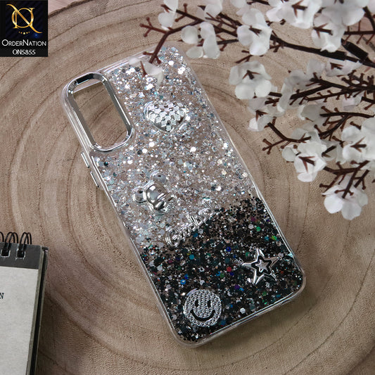 Vivo Y20s Cover - Design4 - New Cool 3D Goodluck Trendy Dual Sides Glitter Shiny Case (Glitter Doesn`t Move)