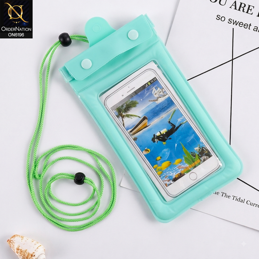 Waterproof Floating Phone Pouch with Adjustable Neck Strap for Swimming & Outdoor Activities