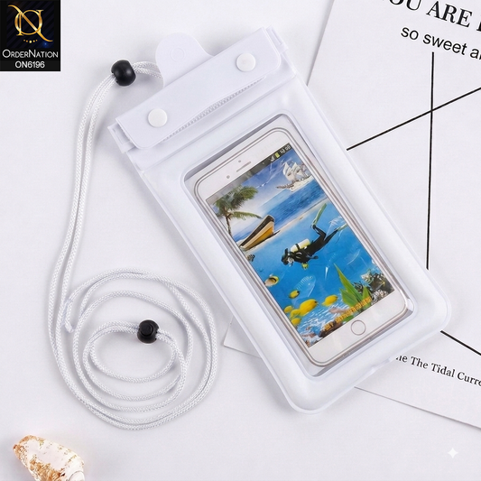 Waterproof Floating Phone Pouch with Adjustable Neck Strap for Swimming & Outdoor Activities