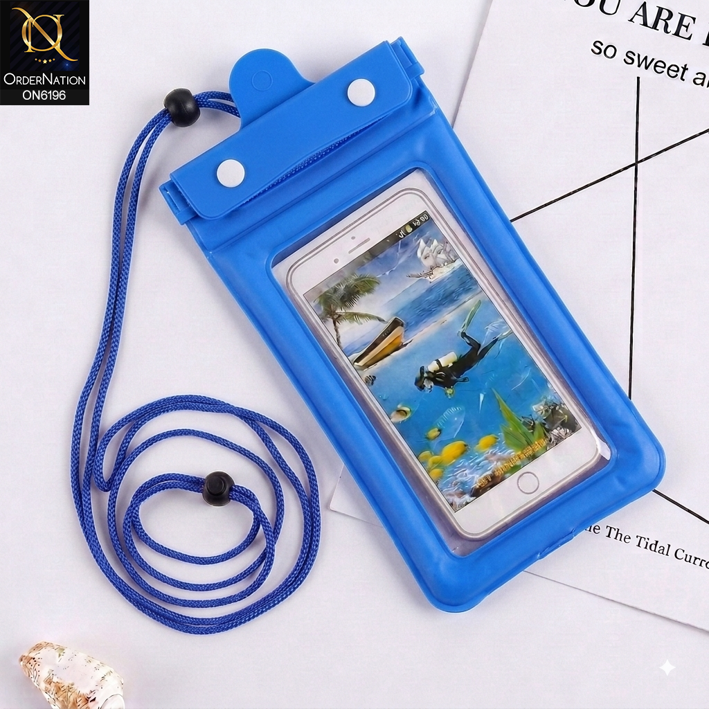 Waterproof Floating Phone Pouch with Adjustable Neck Strap for Swimming & Outdoor Activities