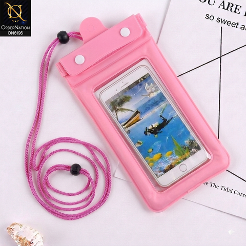 Waterproof Floating Phone Pouch with Adjustable Neck Strap for Swimming & Outdoor Activities