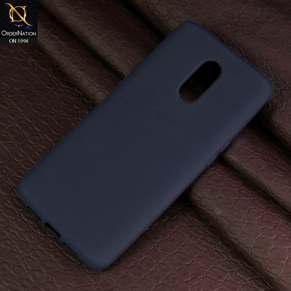 OnePlus 7 Cover - Blue - Matte Shockproof Sillica Gel Soft Case