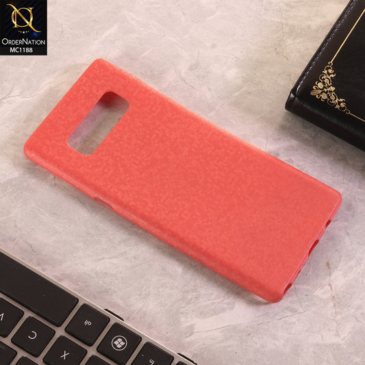 Samsung Galaxy Note 8 Cover - Red - Professional Ultra-Slim Patterned Protective Shell