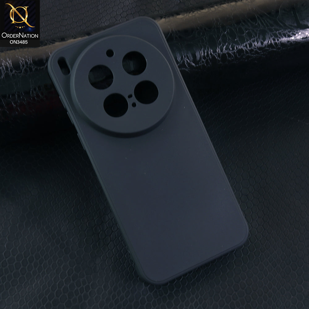 Vivo X300 Pro Cover - Black - ONation Silica Gel Series - HQ Liquid Silicone Elegant Colors Camera Protection Soft Case