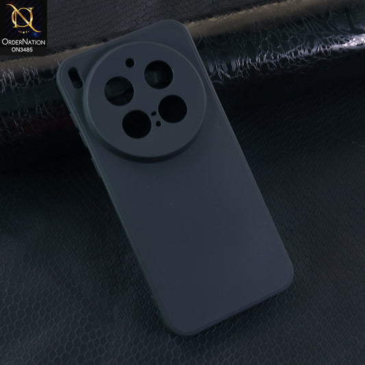 Vivo X300 Pro Cover - Black - ONation Silica Gel Series - HQ Liquid Silicone Elegant Colors Camera Protection Soft Case