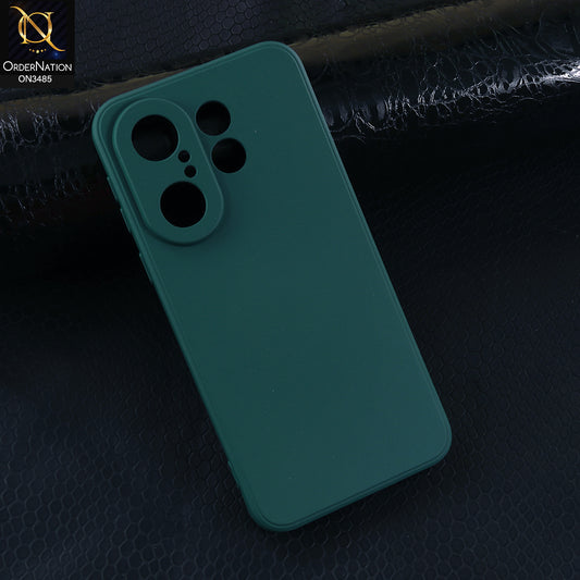 Vivo S30 Pro Mini Cover - Green - ONation Silica Gel Series - HQ Liquid Silicone Elegant Colors Camera Protection Soft Case