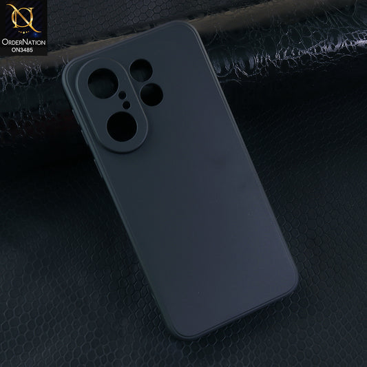 Vivo X200 FE Cover - Black - ONation Silica Gel Series - HQ Liquid Silicone Elegant Colors Camera Protection Soft Case