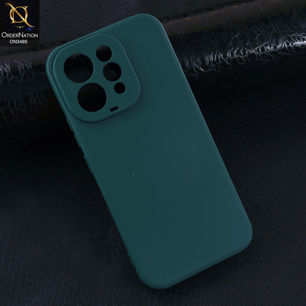 Vivo S50 Cover - Green - ONation Silica Gel Series - HQ Liquid Silicone Elegant Colors Camera Protection Soft Case